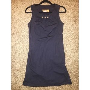 Tory Burch Navy Blue Casual Dress